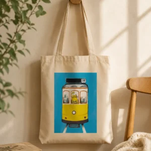 Tote Bag “Gato Elétrico 28” – Ilustração Artística