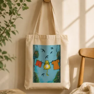 Tote Bag “Gato Estendal” – Ilustração Artística