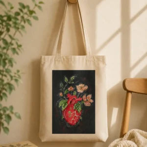 Tote Bag “Coração” – Ilustração Artística