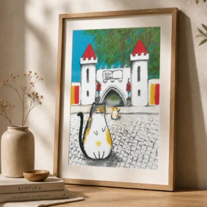 “Portugal dos Gatinhos” – Poster Ilustração