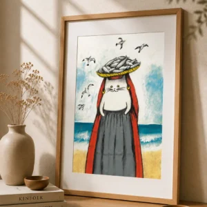 "A Peixeira" - Poster Ilustração