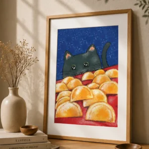 "Pastéis de Santa Clara" - Poster Ilustração