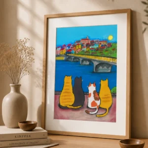 "Ponte Santa Clara"- Poster Ilustração