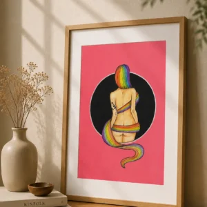 "Espectro do Desejo" - Poster Ilustração