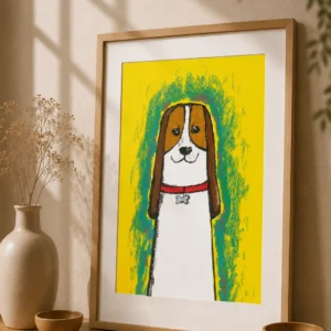 "Beagle" - Poster Ilustração