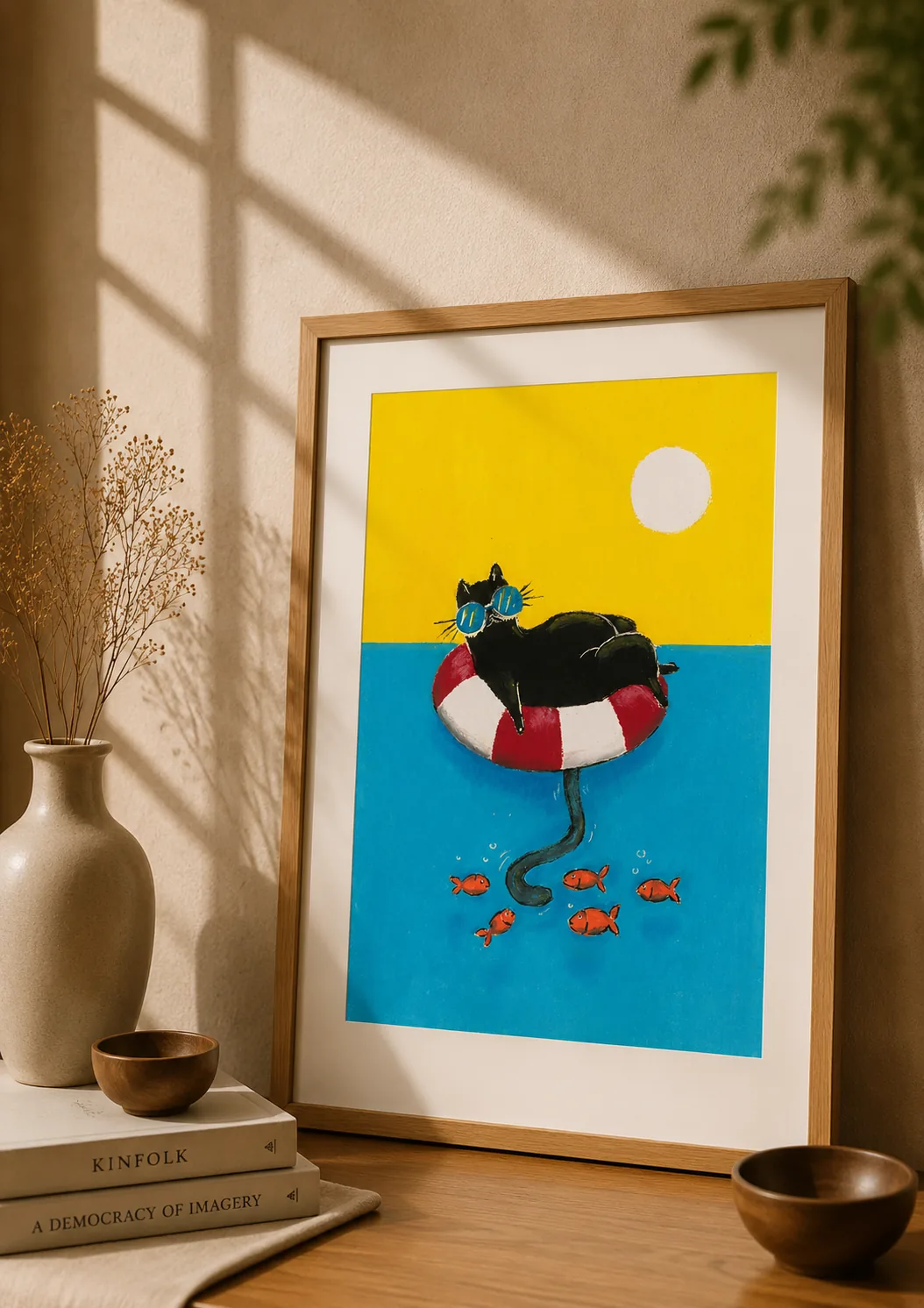 "Gato boia" - Poster Ilustração
